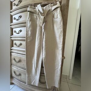 Brunello Cucinelli carrot linen pants